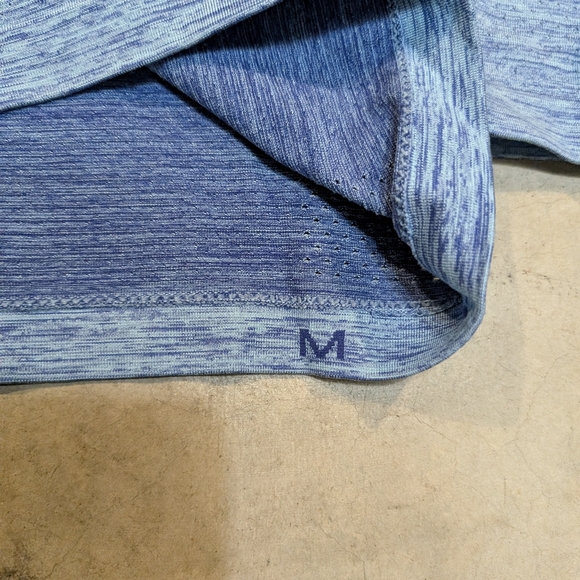 Lululemon Athletica Vent Tech 1/4 Zip Mens M Blue Pull Over Sweater - Picture 3 of 6